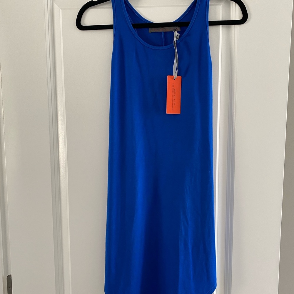 Blue Sleeveless Women's dress